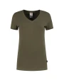 T-Shirts personnalisable TRICORP T-shirt Col V Fitted Femme