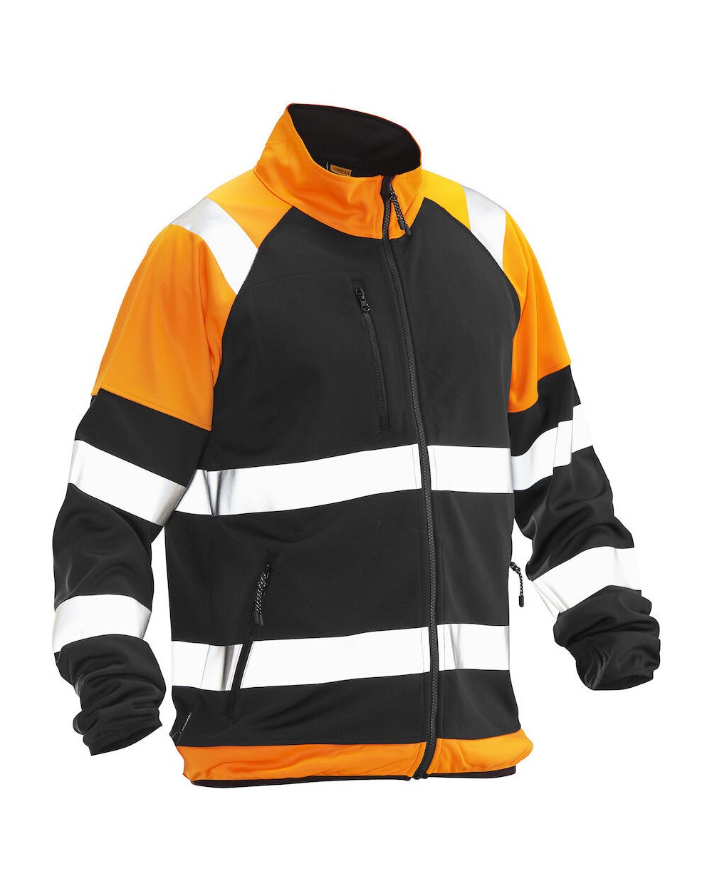 JOBMAN 5127 Leichte Softshelljacke Hi-Vis Softshells personalisierbar