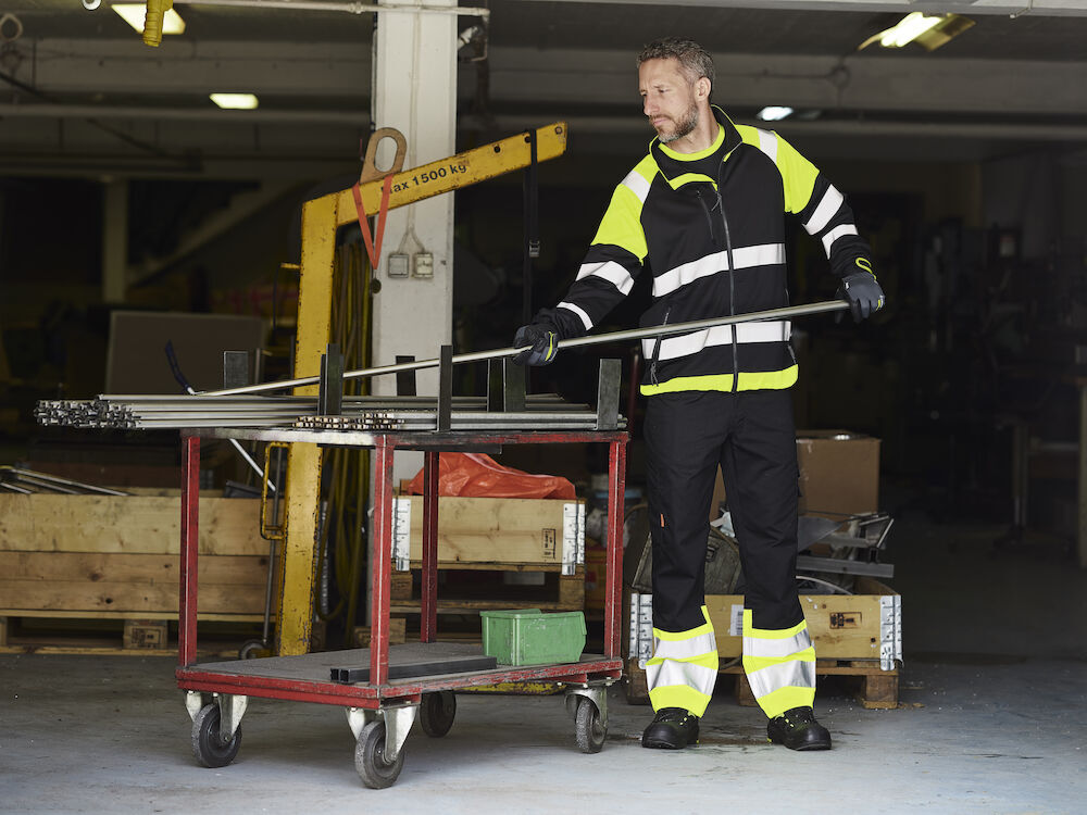 Softshells personnalisable JOBMAN 5127 Veste Softshell légère Hi-Vis