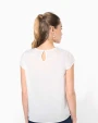 T-Shirts personnalisable KARIBAN Blouse crêpe manches courtes femme