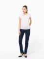 T-Shirts à personnaliser KARIBAN Blouse crêpe manches courtes femme 