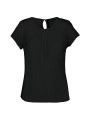 KARIBAN Blouse crêpe manches courtes femme /api/colors/b9fdad4a-5e94-45cb-8c03-c08b349b28c3 personnalisable