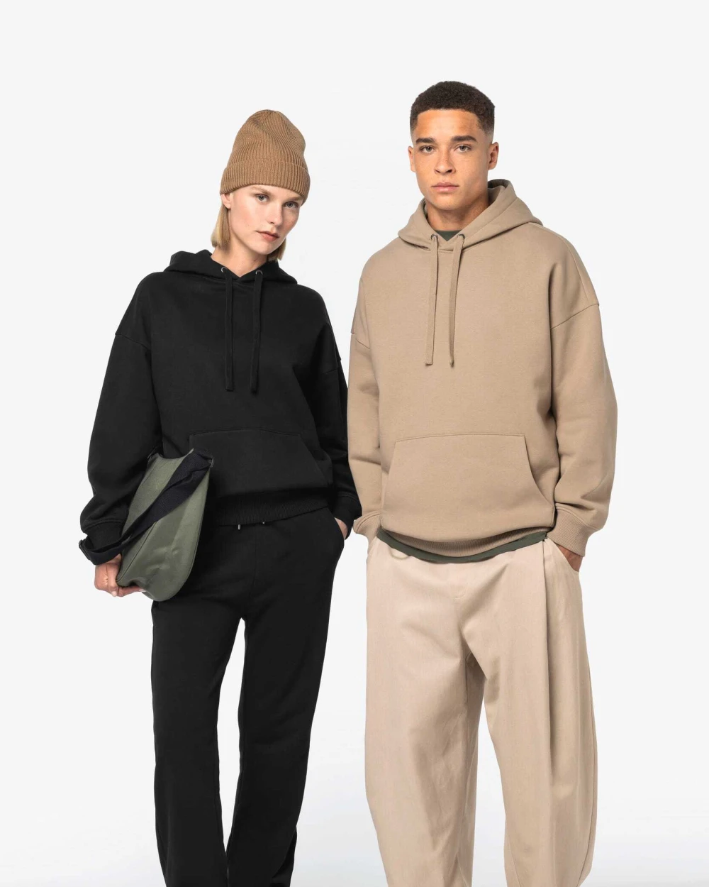 Sweaters & hoodies NATIVE SPIRIT Duurzame uniseks oversized sweater met capuchon voor bedrukking &amp; borduring