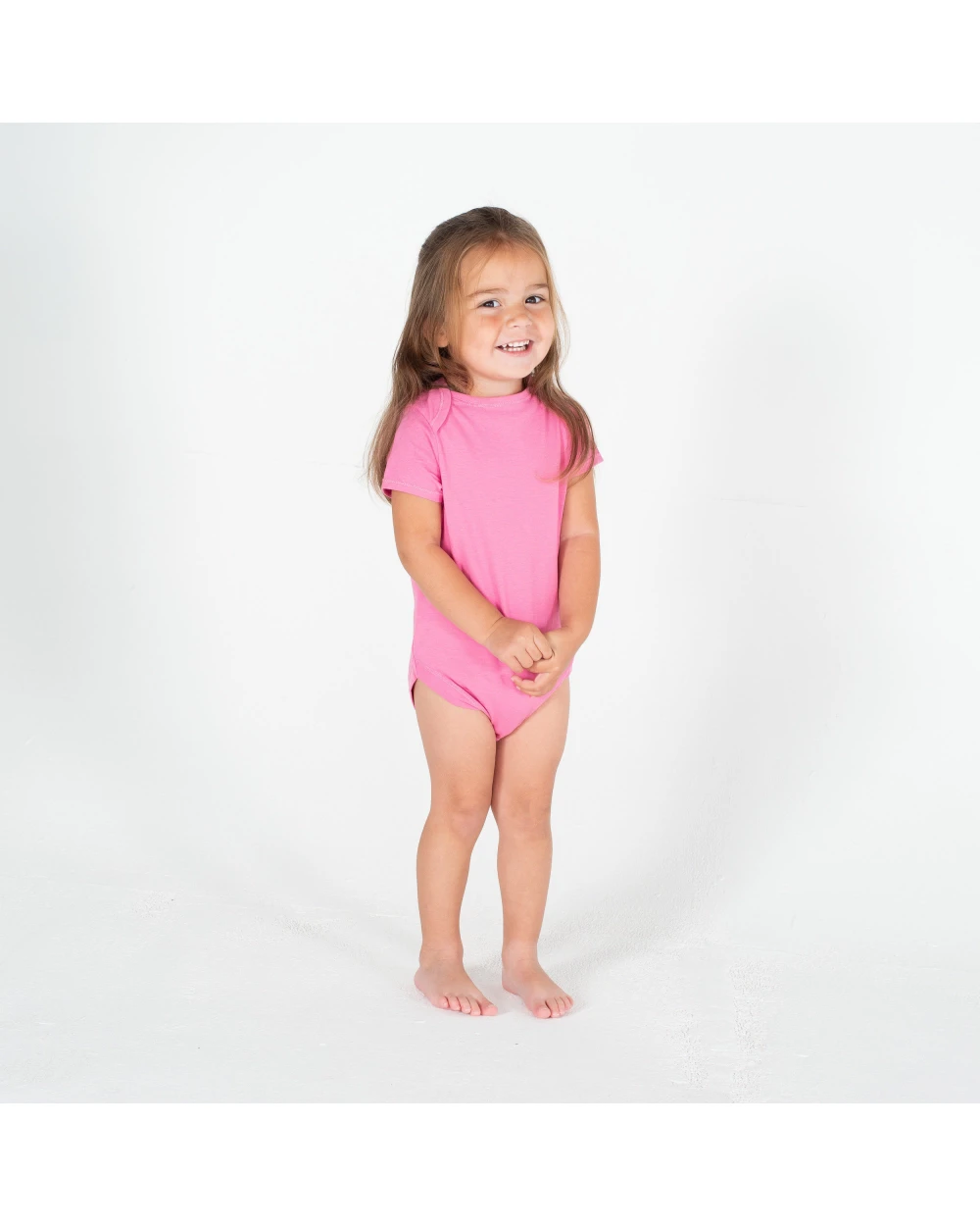 Baby artikelen LARKWOOD Body met korte mouwen van biologisch katoen voor bedrukking &amp; borduring
