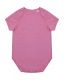 Baby artikelen LARKWOOD Body met korte mouwen van biologisch katoen voor bedrukking &amp; borduring