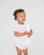 Baby artikelen LARKWOOD Body met korte mouwen van biologisch katoen voor bedrukking &amp; borduring