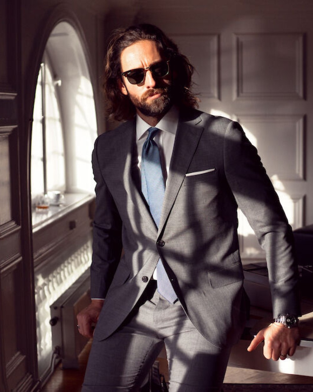 J. HARVEST & FROST GB01 Twill Hemd Slim Fit Herren Hemden personalisierbar