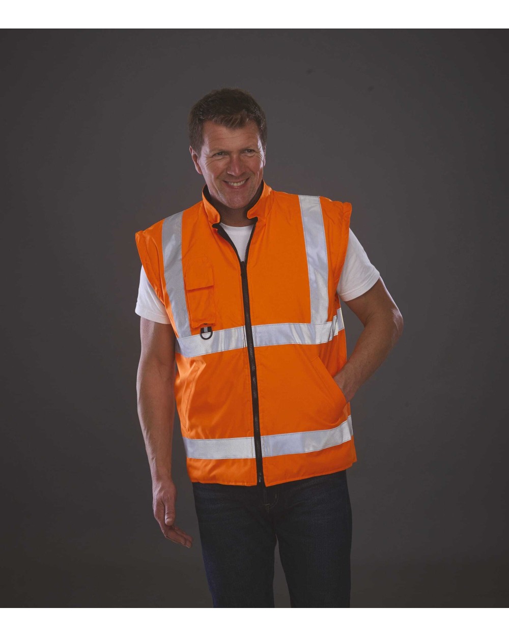 YOKO Hi-Vis Multi-Functional 7-in-1 Parka Jacken personalisierbar