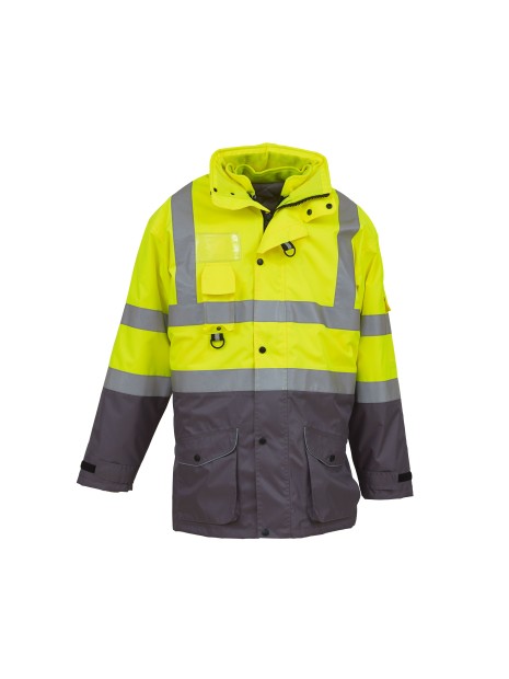 YOKO Parka de sécurité haute visibilité 7 en 1 /api/colors/43ebcc37-78c8-43bf-ad43-7befd62c5e27 personnalisable