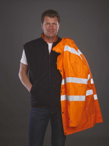 Vestes à personnaliser YOKO Parka de sécurité haute visibilité 7 en 1 