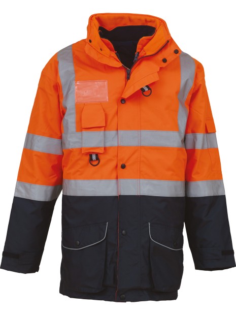 YOKO Parka de sécurité haute visibilité 7 en 1 /api/colors/1f0ccf35-3755-48d9-b915-5e5175c1ca73 personnalisable