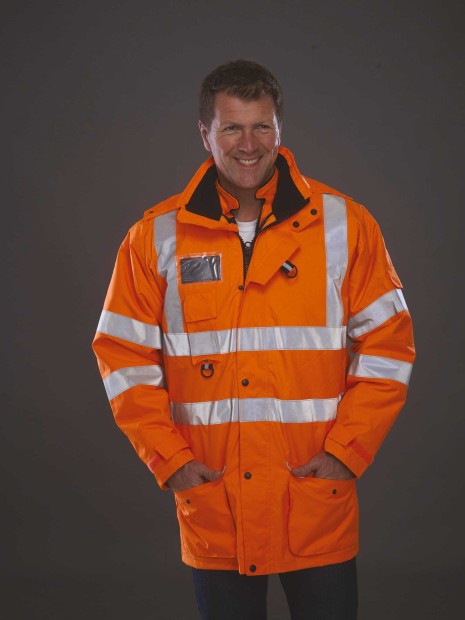 Vestes à personnaliser YOKO Parka de sécurité haute visibilité 7 en 1 