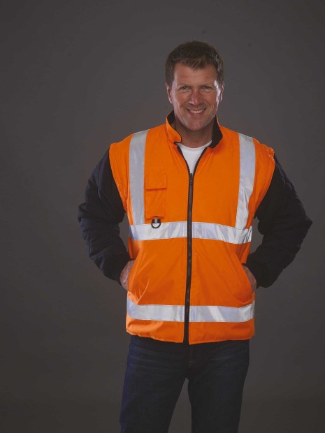 Vestes à personnaliser YOKO Parka de sécurité haute visibilité 7 en 1 