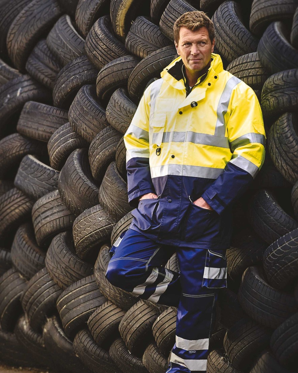 Vestes personnalisable YOKO Parka de sécurité haute visibilité 7 en 1