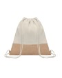 4DO Beutel mit Kordelzug Jute Taschen personalisierbar