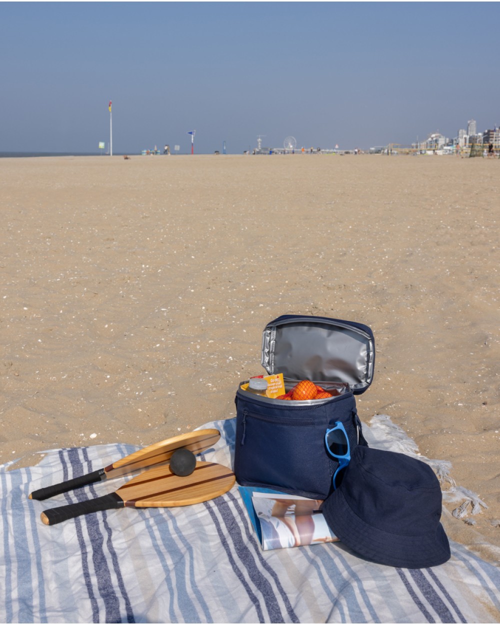 4DO Sonny Aware™ RPET Kühltasche, navy Taschen personalisierbar