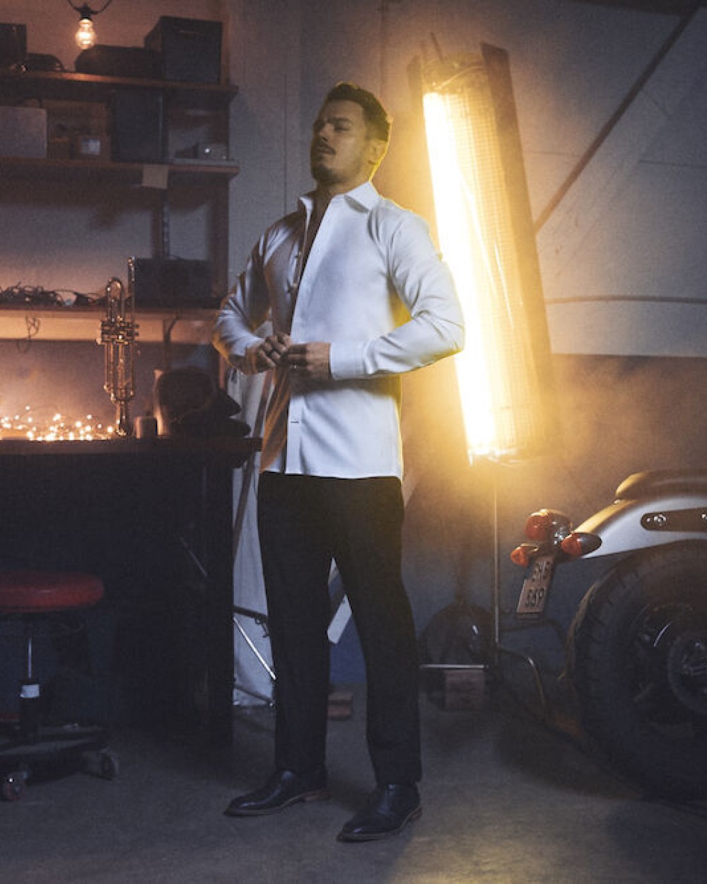 J. HARVEST & FROST Black Bow 60 
Hemd Slim Fit Herren Hemden personalisierbar