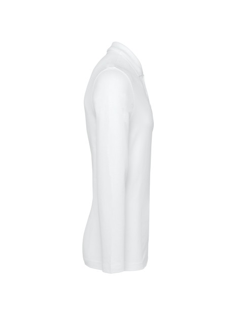 KARIBAN Polo Supima® manches longues homme /api/colors/7a92cd2d-10d2-40b4-928b-296bb7487506 personnalisable
