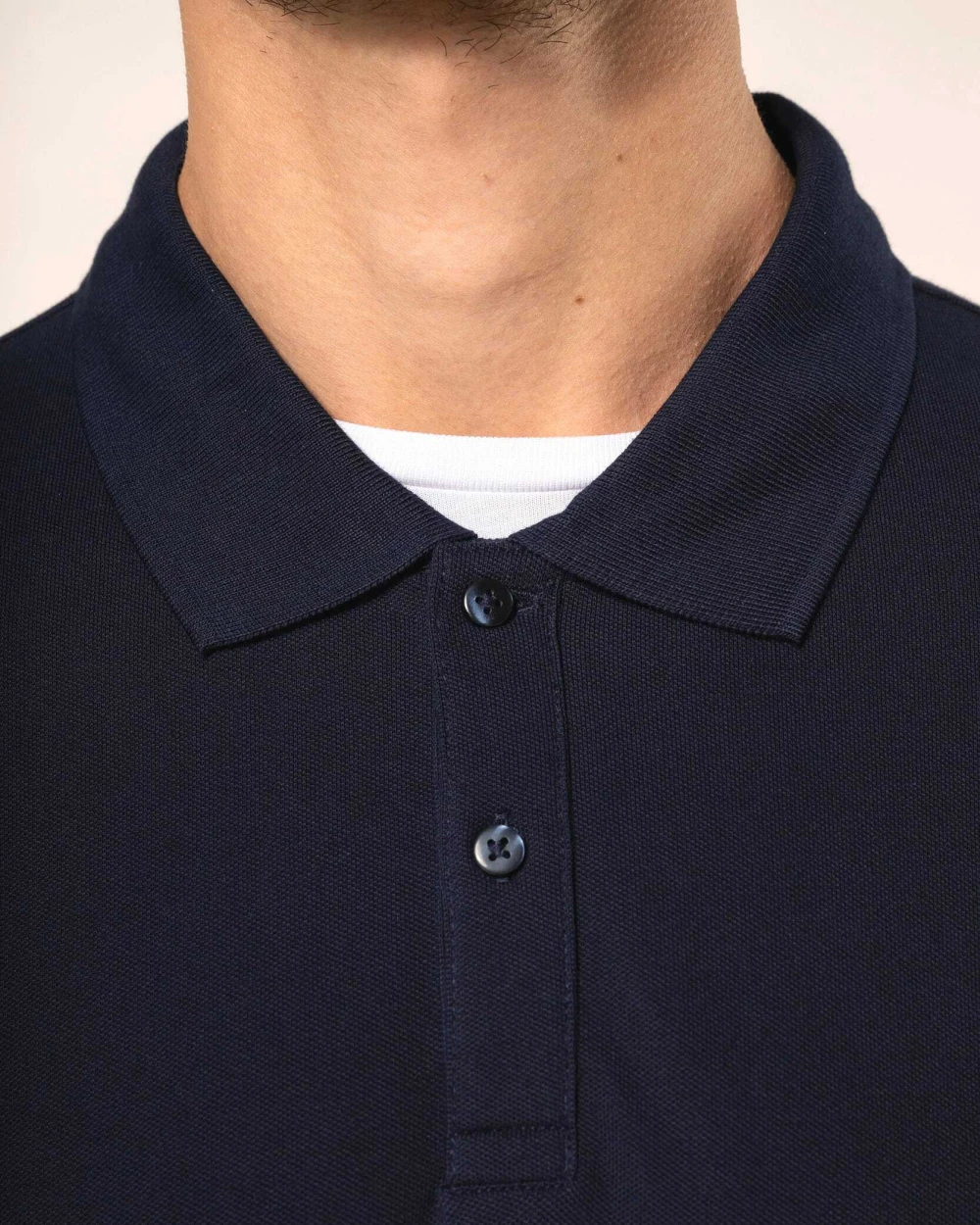 Polo's KARIBAN Supima® herenpolo lange mouwen voor bedrukking &amp; borduring