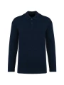 KARIBAN Polo Supima® manches longues homme /api/colors/058f028c-f565-4146-9cba-11f5b0ade7a7 personnalisable
