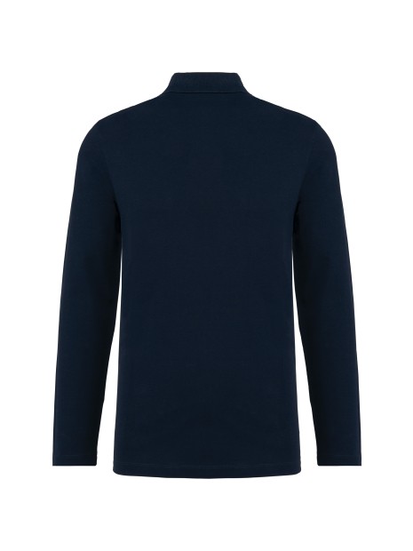 KARIBAN Polo Supima® manches longues homme /api/colors/058f028c-f565-4146-9cba-11f5b0ade7a7 personnalisable