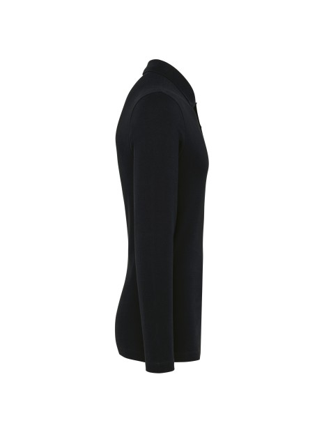 KARIBAN Polo Supima® manches longues homme /api/colors/b9fdad4a-5e94-45cb-8c03-c08b349b28c3 personnalisable