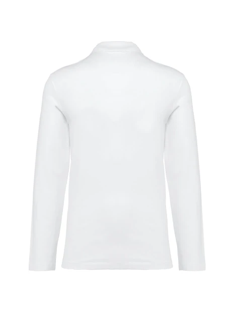 KARIBAN Polo Supima® manches longues homme /api/colors/7a92cd2d-10d2-40b4-928b-296bb7487506 personnalisable