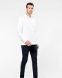 Polos personnalisable KARIBAN Polo Supima® manches longues homme