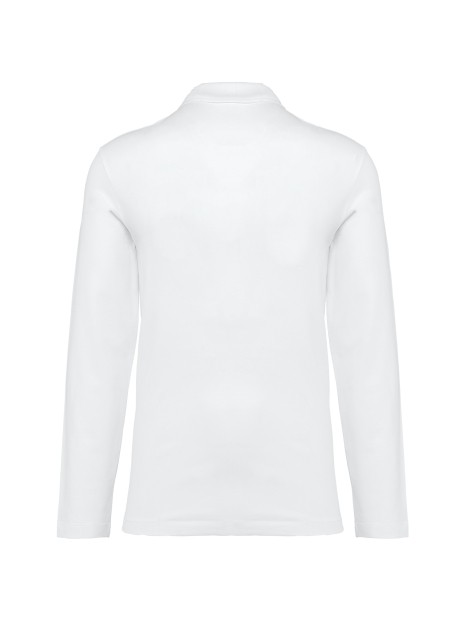 KARIBAN Polo Supima® manches longues homme /api/colors/7a92cd2d-10d2-40b4-928b-296bb7487506 personnalisable