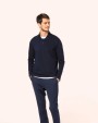 KARIBAN Supima® Herren-Polohemd mit langen Ärmeln Poloshirts personalisierbar
