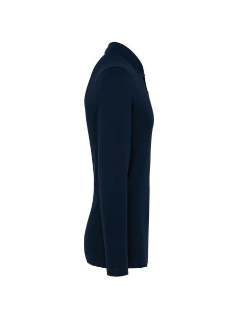 KARIBAN Polo Supima® manches longues homme /api/colors/058f028c-f565-4146-9cba-11f5b0ade7a7 personnalisable