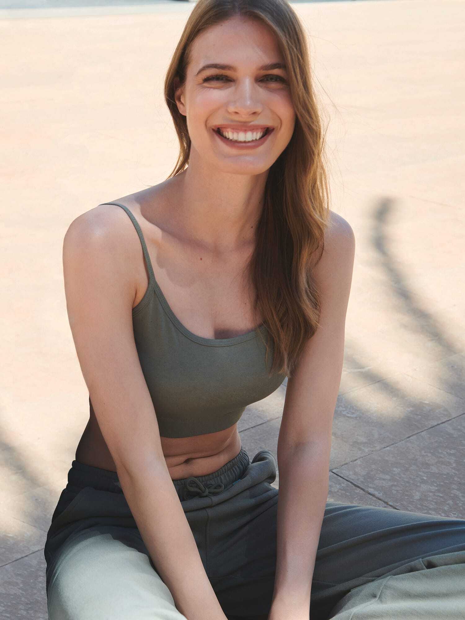 T-shirts SKINNIFIT Korte, ecologische damestop voor bedrukking &amp; borduring