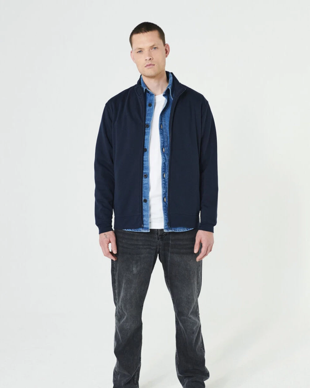 CLIQUE Basic Cardigan Sweatshirts personalisierbar