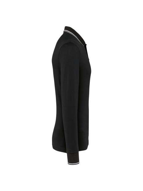 KARIBAN Polo maille piquée manches longues homme /api/colors/02f47dd6-c9d0-4f38-b05a-6c26fdb9e081 personnalisable