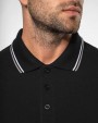 Polo's KARIBAN Heren polo van piquétricot met lange mouwen voor bedrukking &amp; borduring