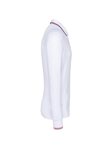 KARIBAN Polo maille piquée manches longues homme /api/colors/6d0adb01-8dd7-4172-baef-6a4e089565a0 personnalisable