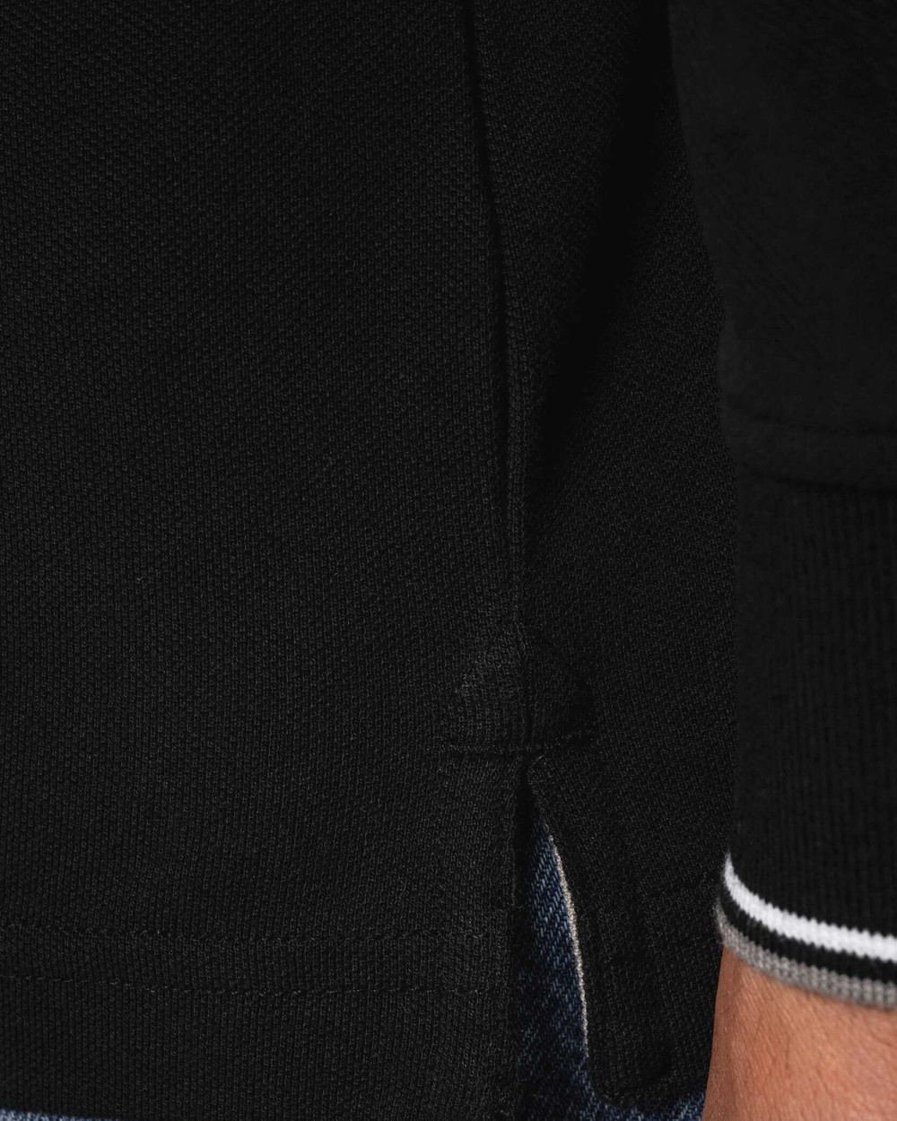 KARIBAN Langarm-Polohemd aus Piqué für Herren Poloshirts personalisierbar