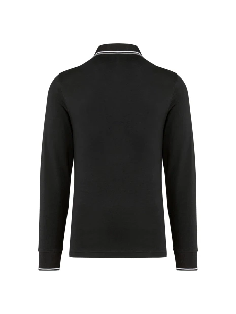 KARIBAN Polo maille piquée manches longues homme /api/colors/02f47dd6-c9d0-4f38-b05a-6c26fdb9e081 personnalisable