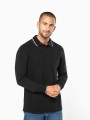 Polos à personnaliser KARIBAN Polo maille piquée manches longues homme 