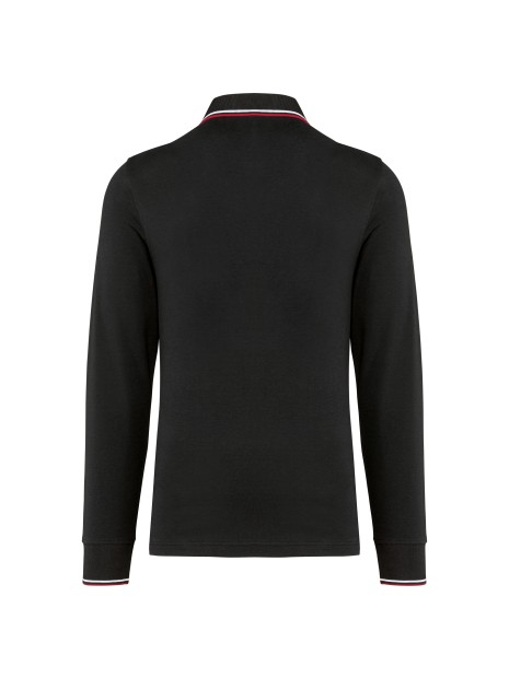 KARIBAN Polo maille piquée manches longues homme /api/colors/6115d0d1-a158-4f42-92d3-ca9df3b58b8d personnalisable