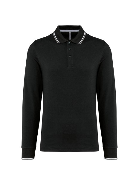 KARIBAN Polo maille piquée manches longues homme /api/colors/02f47dd6-c9d0-4f38-b05a-6c26fdb9e081 personnalisable