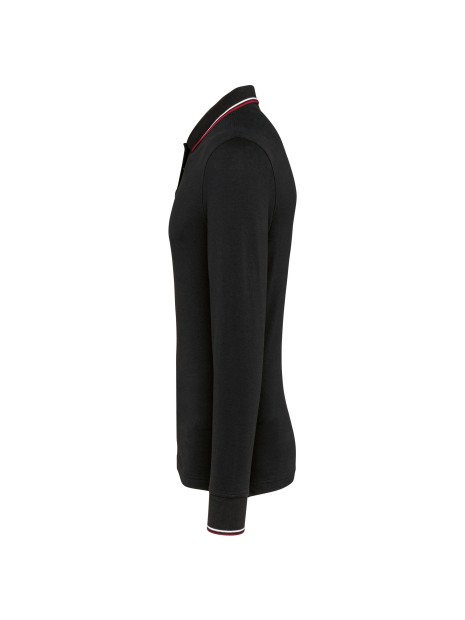 KARIBAN Polo maille piquée manches longues homme /api/colors/6115d0d1-a158-4f42-92d3-ca9df3b58b8d personnalisable