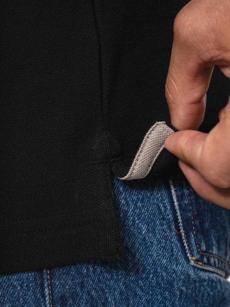 Polos à personnaliser KARIBAN Polo maille piquée manches longues homme 