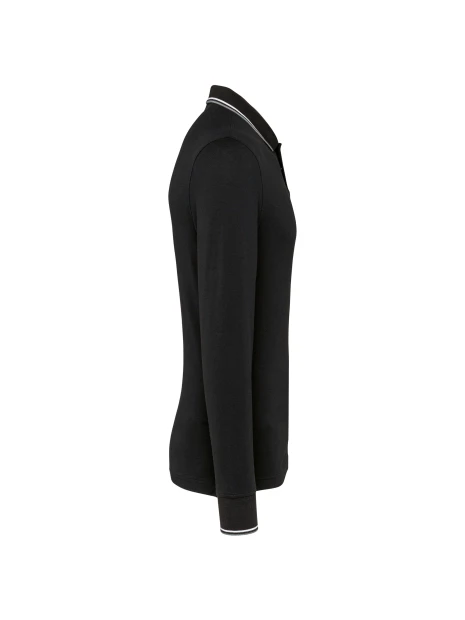 KARIBAN Polo maille piquée manches longues homme /api/colors/02f47dd6-c9d0-4f38-b05a-6c26fdb9e081 personnalisable