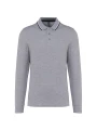 KARIBAN Polo maille piquée manches longues homme /api/colors/756a62c7-5ccb-4412-bddf-a29bbe090ad7 personnalisable