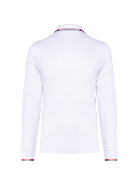 KARIBAN Polo maille piquée manches longues homme /api/colors/6d0adb01-8dd7-4172-baef-6a4e089565a0 personnalisable
