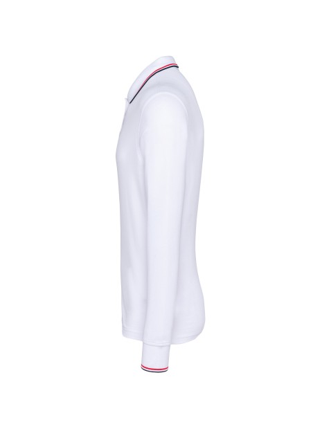 KARIBAN Polo maille piquée manches longues homme /api/colors/6d0adb01-8dd7-4172-baef-6a4e089565a0 personnalisable