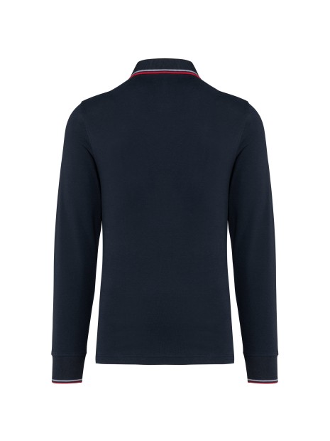 KARIBAN Polo maille piquée manches longues homme /api/colors/76f8dd6d-7b6e-4e39-84bd-97f35fdd8e54 personnalisable