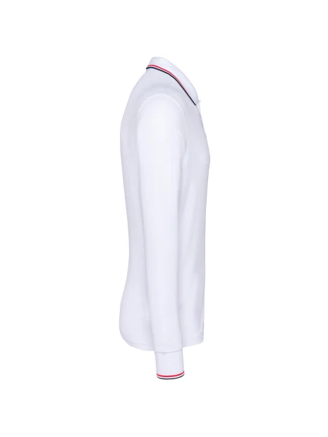 KARIBAN Polo maille piquée manches longues homme /api/colors/6d0adb01-8dd7-4172-baef-6a4e089565a0 personnalisable