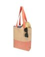 4DO Rhythm Strohpapier Tragetasche, 10 l Tote Bags personalisierbar